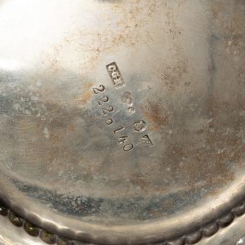C.G. Hallberg, Two silver bowls, Stockholm, 1925.
