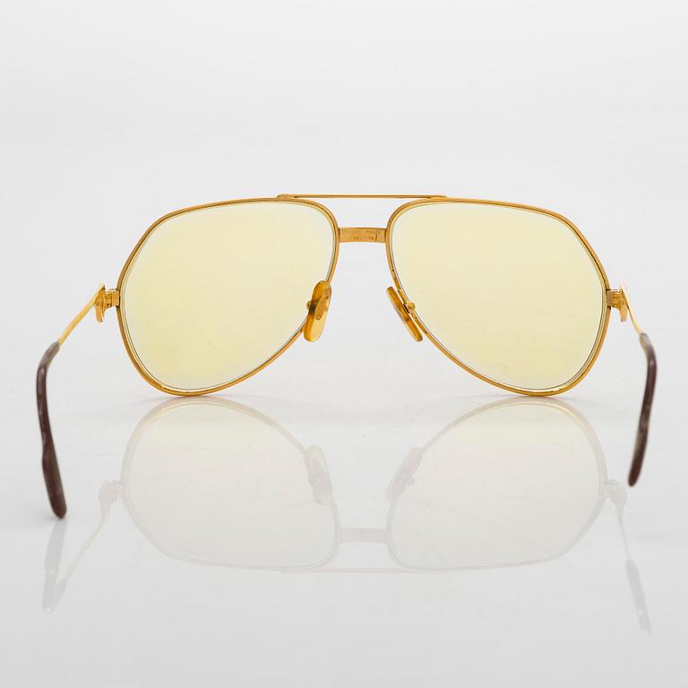 Cartier, 1980s 'Vendôme Louis' sunglasses.