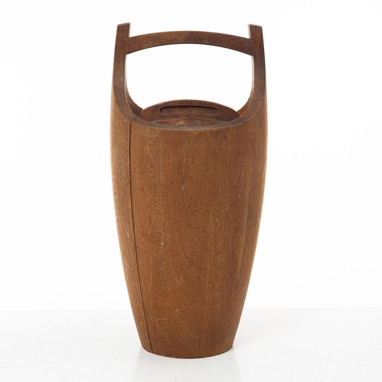 Jens Quistgaard, a 'Congo' teak ice bucket, Denmark, 1960's.