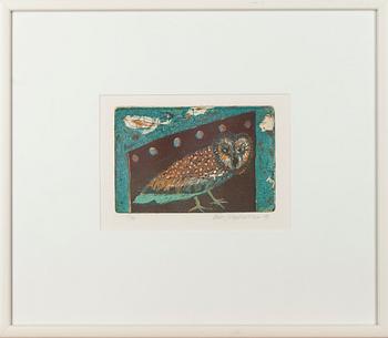 KIRSI NEUVONEN, etsning, signerad, daterad 91 och numrerad 15/90.