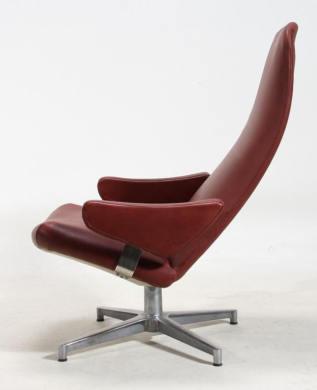 FÅTÖLJ, "Contourette Roto" Alf Svensson för DUX. Modellen formgiven 1964.