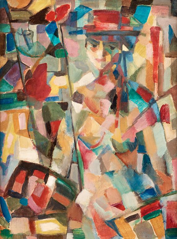 Jules Schyl, Cubist woman.