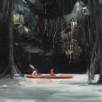 JOHANNA FJAESTAD, oil on canvas.