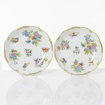 A 68-piece 'Queen Victoria' dinner service, Herend, Hungary.