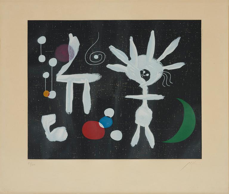 Joan Miró, after, "La Rosée Matinale au Clair de la Lune".