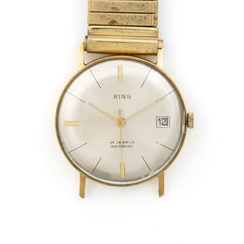 King, wristwatch, 32.5 mm.