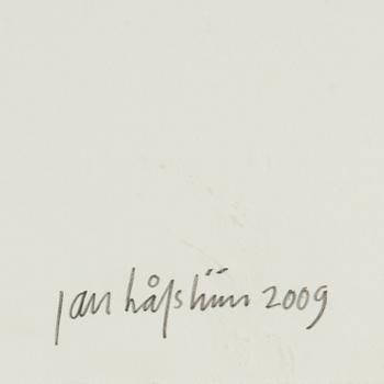 Jan Håfström, färgserigrafi, signerad och numrerad 23/25, daterad 2009.