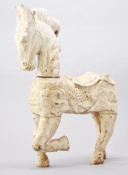 FIGURIN, trä, orientalisk, 1800/1900-tal.