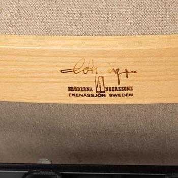 Bröderna Andersson, fåtölj med fotpall, ”Furiren”.