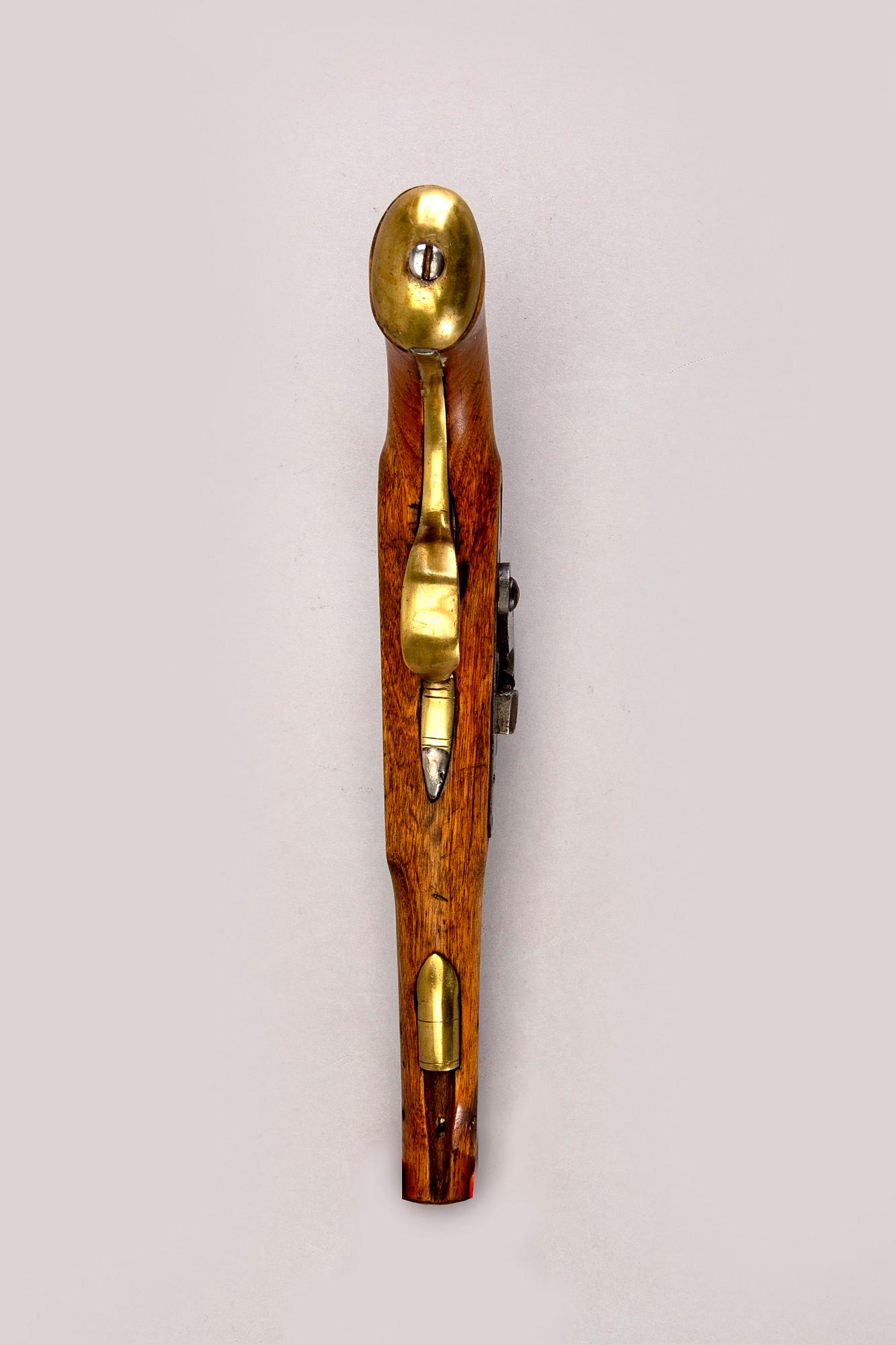Pistol, percussion, probably Sweden, 19th century first part.