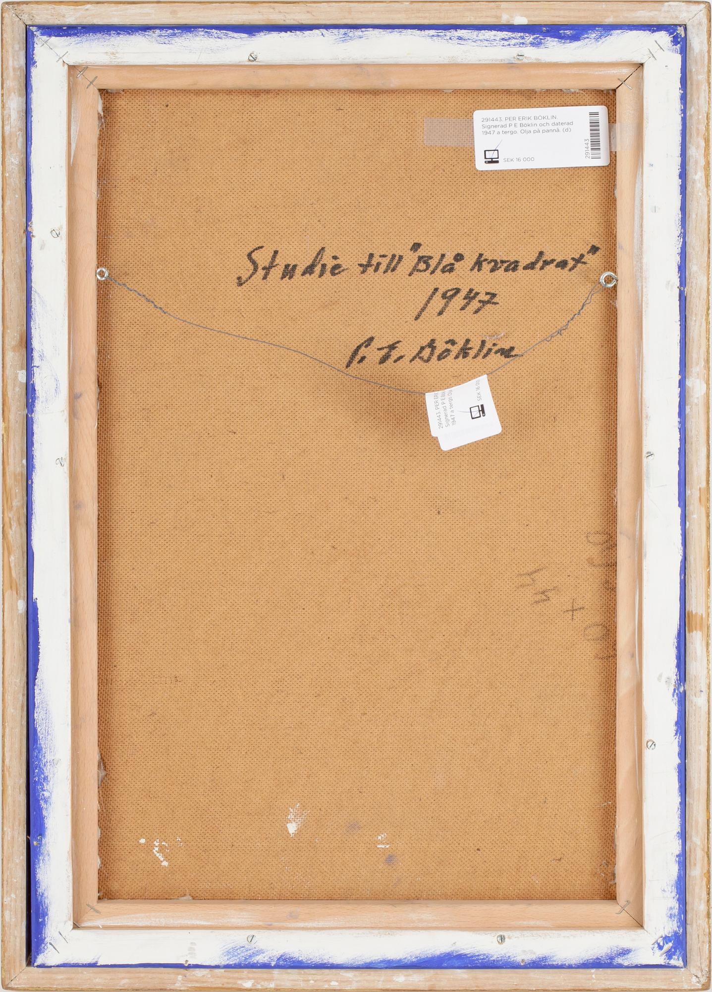 Per-Erik Böklin, Blue square.