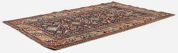 An antique Kuba prayer rug East Caucasus, c. 192 x 119 cm.