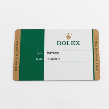 Rolex, Submariner, ca 2019.