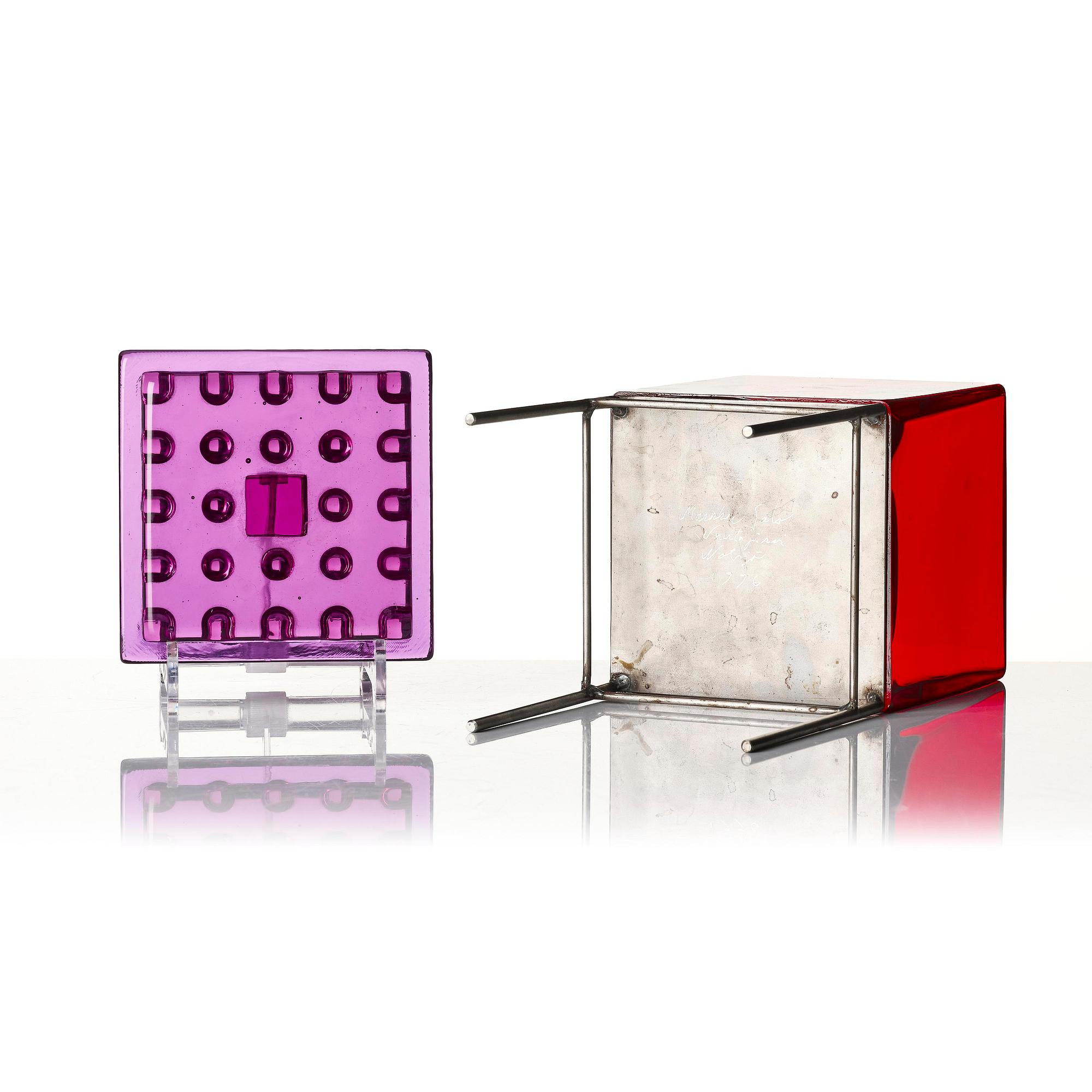 Markku Salo, a unique, 'Kampong' sculpture signed Markku Salo Nuutajärvi Notsjö 1996.