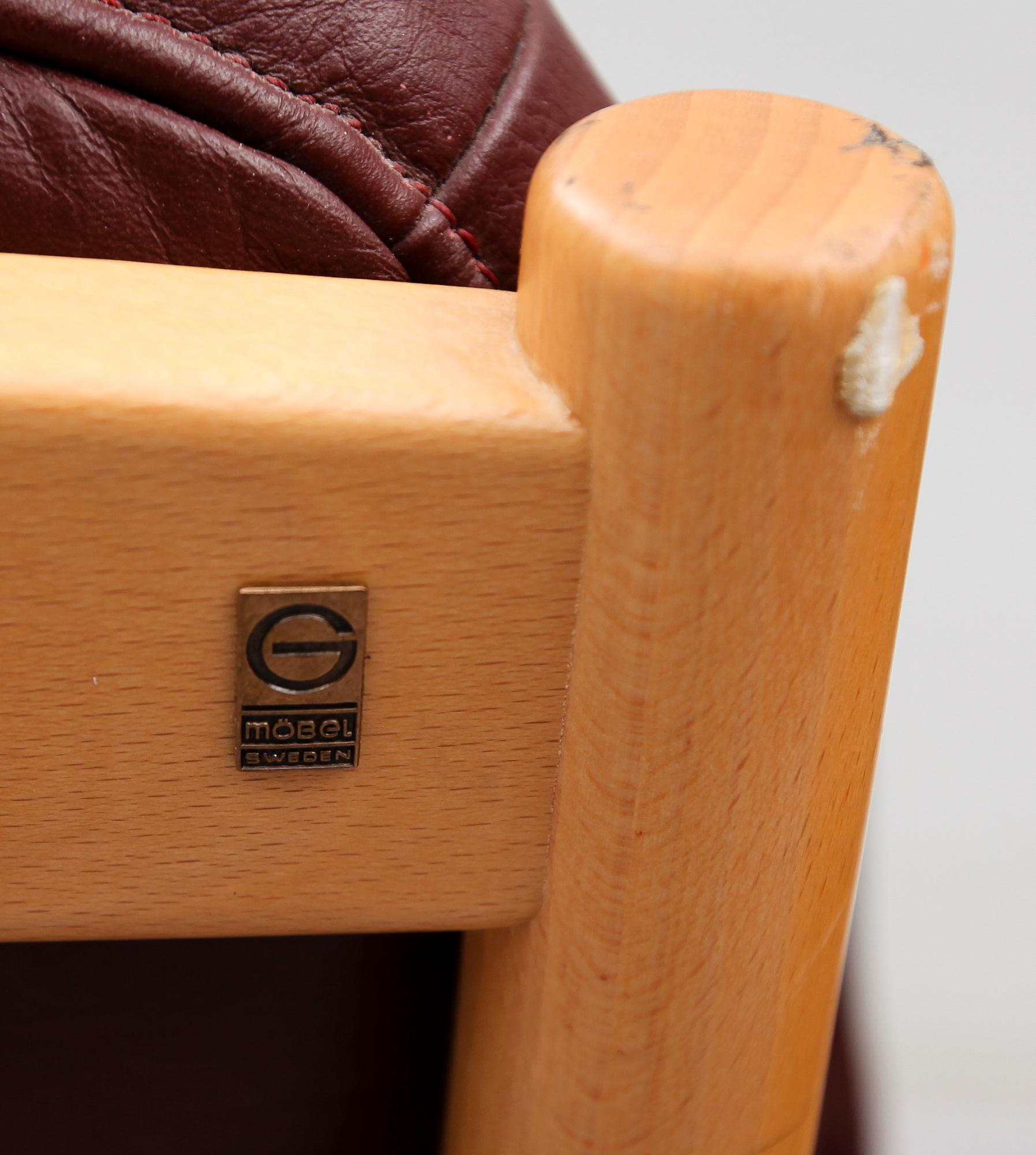 FÅTÖLJER, 1 par, Göte Möbler, Nässjö, 1900-talets andra hälft.