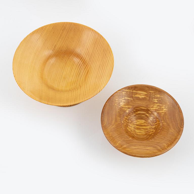 Magnus Ek, a set of six wood bowls for Oaxen Krog.