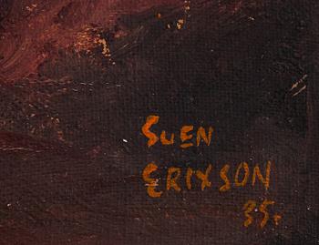 Sven X:et Erixson, olja på duk, signerad Sven Erixson och daterad -35.