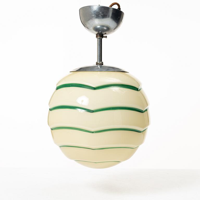 A ceiling lamp, Sweden, 1920's/30's.