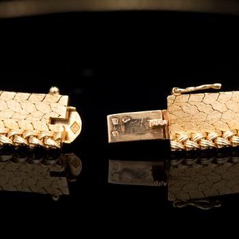 HALSSMYCKE, 18K guld. Frankrike.
