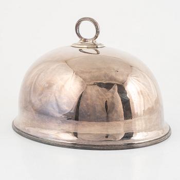 Stekhuvar, 2 st, pläter, England, omkring 1900.