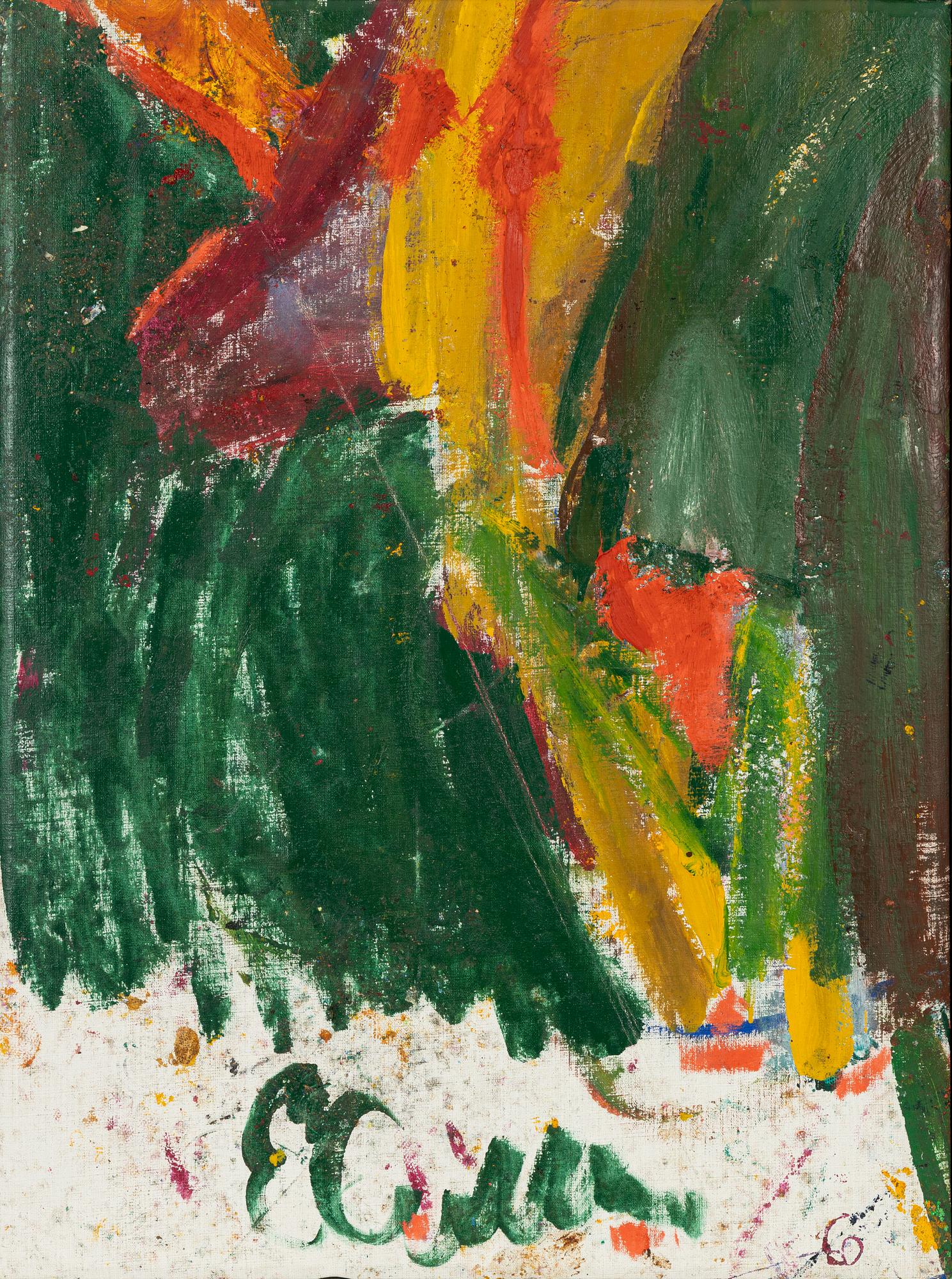 Erland Cullberg, Komposition i grönt.