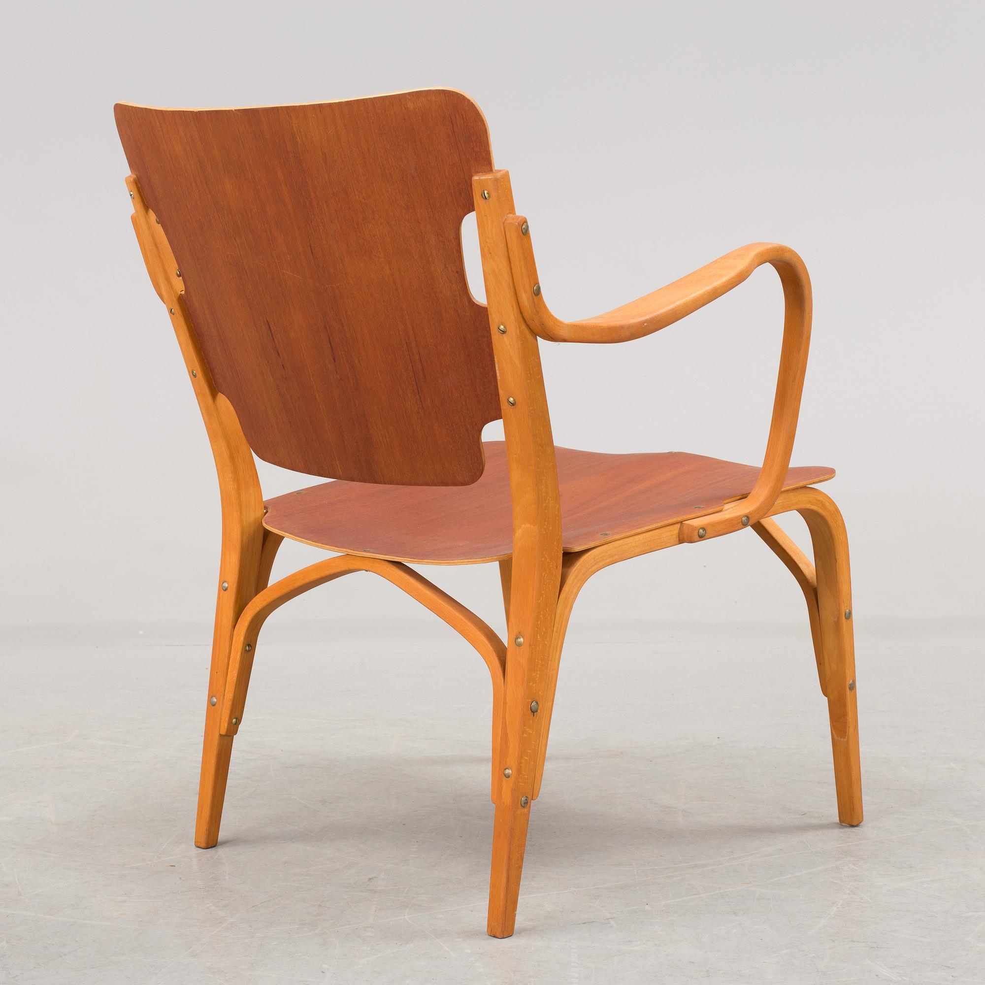 CARL-AXEL ACKING, a rare armchair for Bodafors, Sweden.