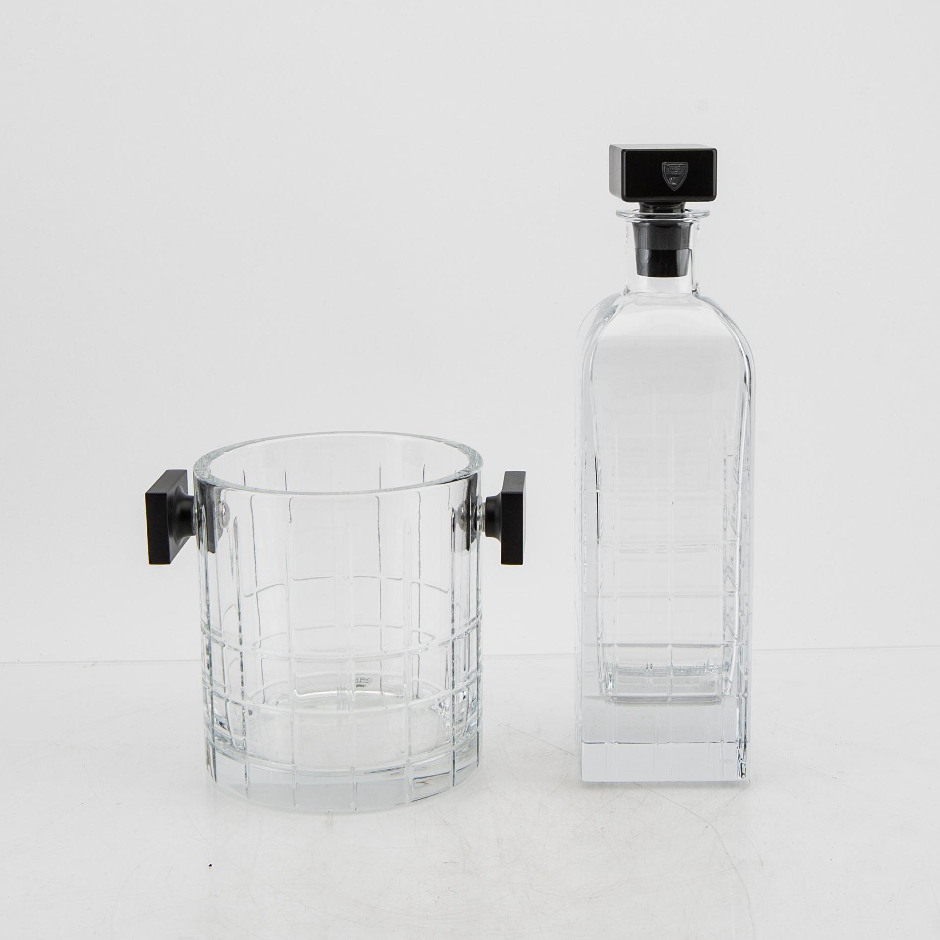 Jan Johansson, a 32 pcs glass service "Street" from Orrefors later part of the 20th century.