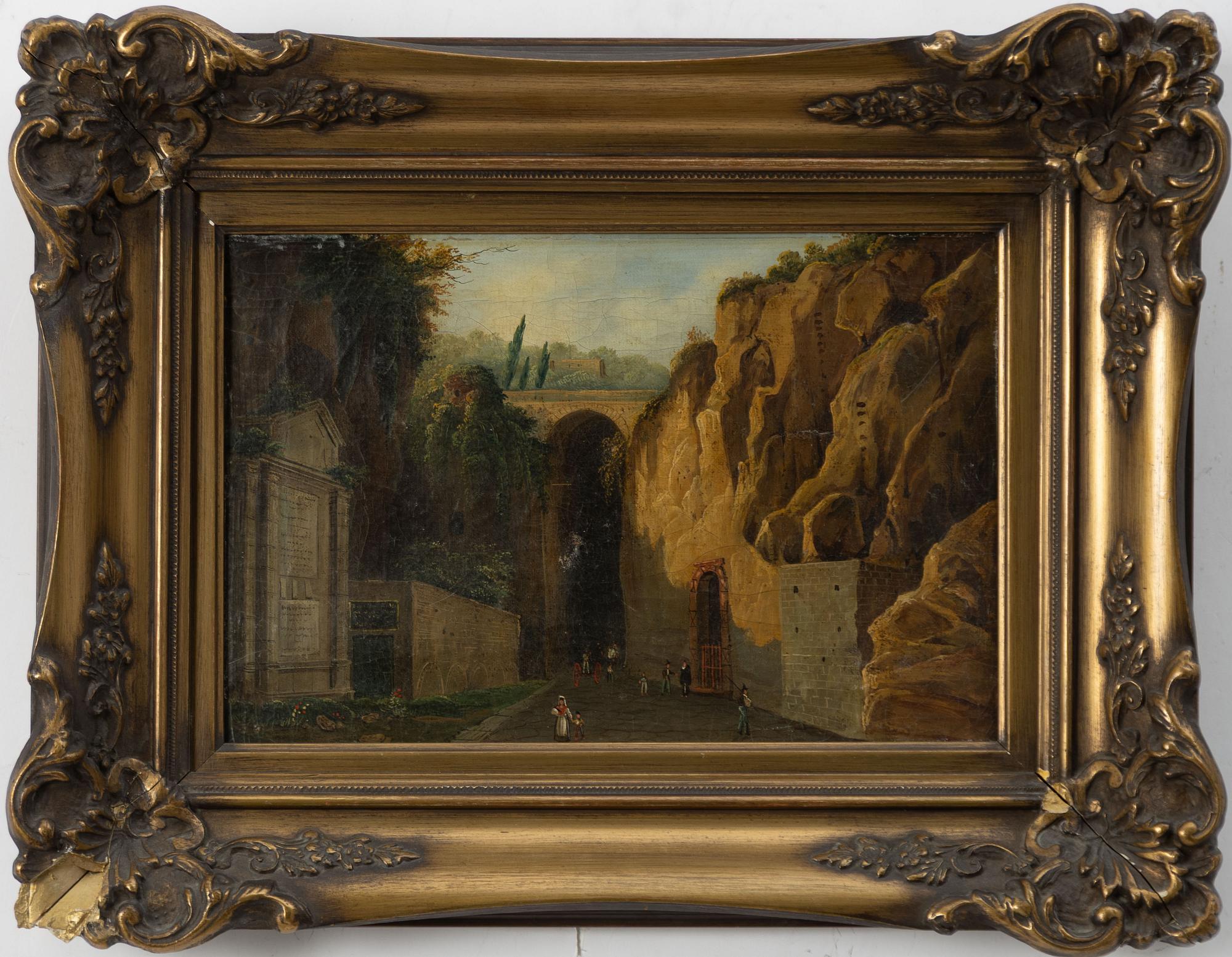 Crypta Neapolitana / Grotta di Posillipo by an unknown artist, 19th century.