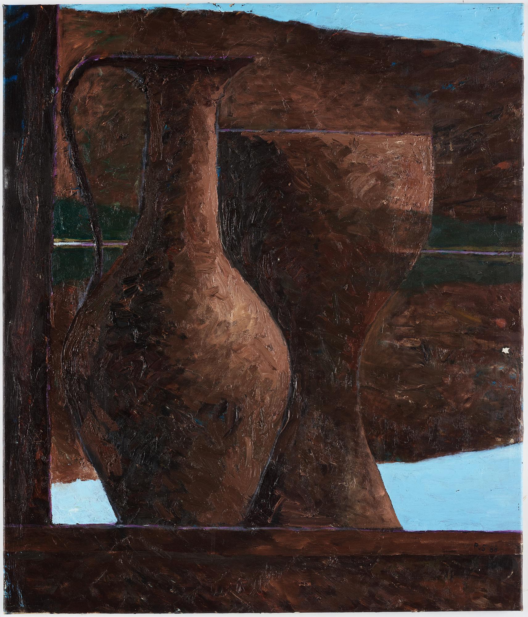 Philip von Schantz, oil on canvas. Signed and dated -88.