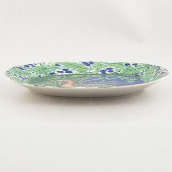 Dorrit von Fieandt, a 'Hubertus' plate, Pro Arte, Arabia, Finland, 1993.