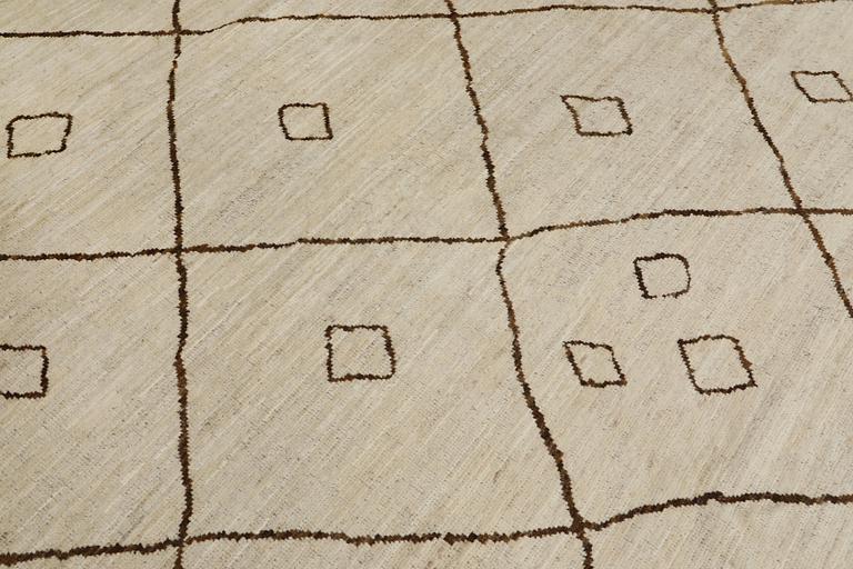 A carpet, Morocco design, c. 295 x 210 cm.