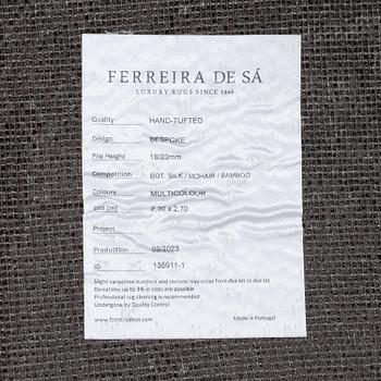 Denise Grünstein, a hand tufted 'Folium' carpet, hand tufted, c. 270 x 230 cm, Ferreira de Sá, Portugal.