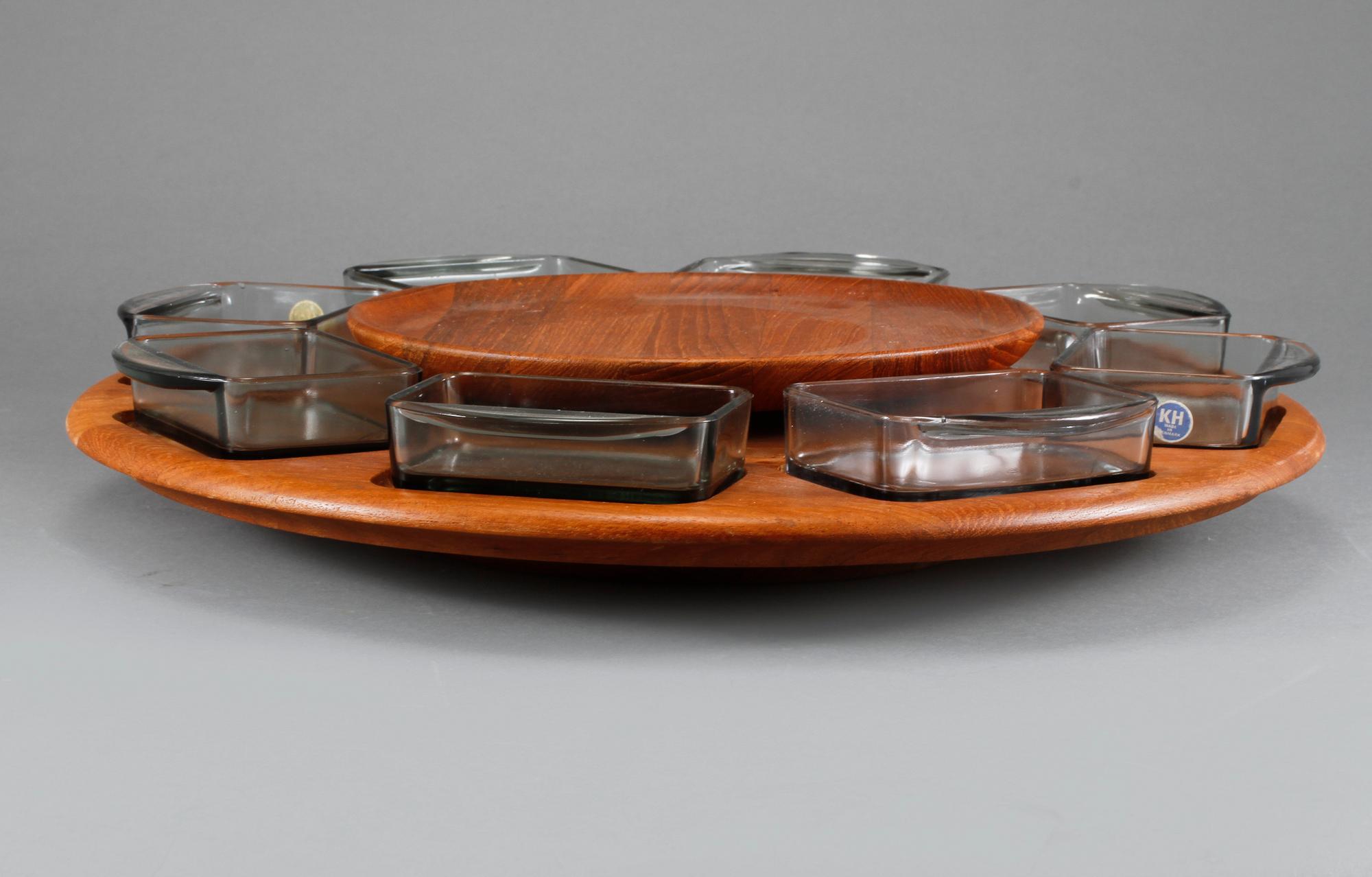 SERVERINGSSNURRA, sk Lazy Susan, Digsmed, Danmark, 1960-tal.
