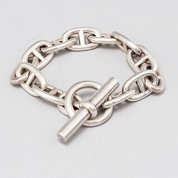 HERMÈS, a silver bracelet.