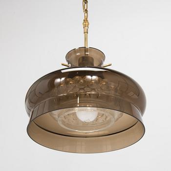 Carl Fagerlund, a “Bubblan” ceiling light, Orrefors, late 20th century.