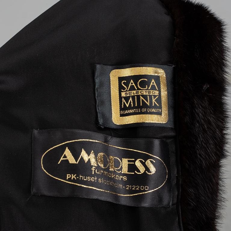 a mink fur coat by Saga mink, sica ca medium.