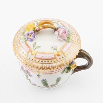 Cream cup "Flora Danica" Royal Copenhagen Denmark porcelain.