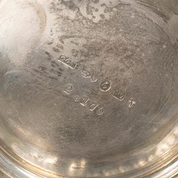 Eleven silver beakers, including marks of K Anderson, CG Hallberg, Eric Löfman for KG Markström, etc.