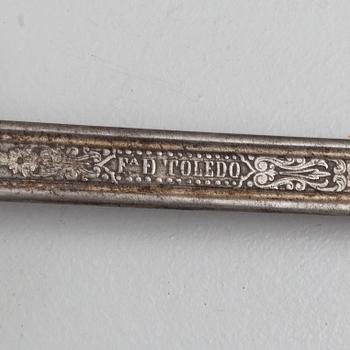 SABEL, m/1851, spansk, för infanteriet, daterad 1870.