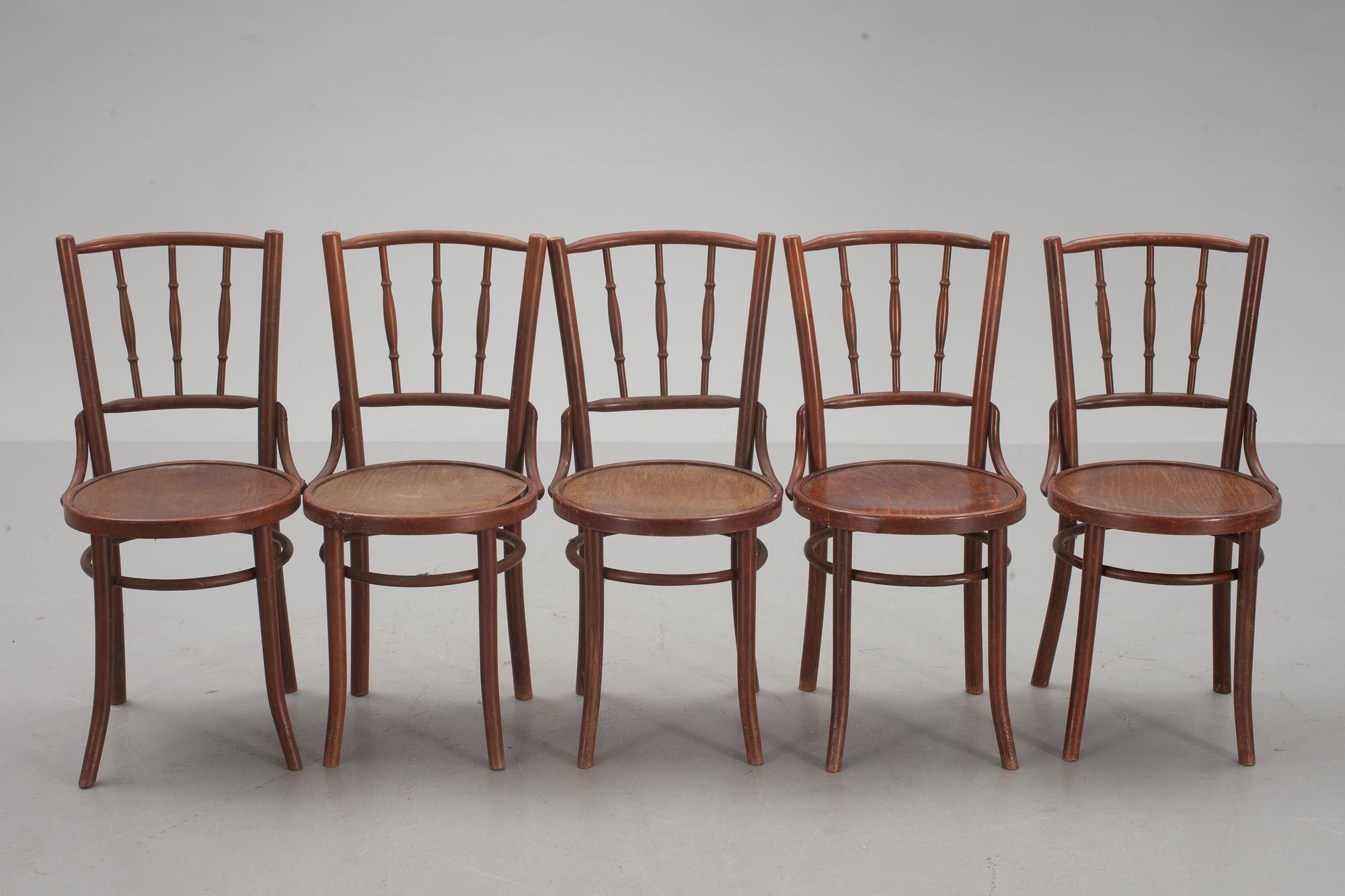 STOLAR, 5 st, Thonettyp, 1900-talets första hälft.