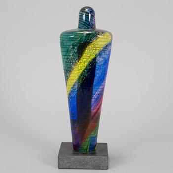 BERTIL VALLIEN, a glass sculpture, Atelier, Kosta Boda, signed.