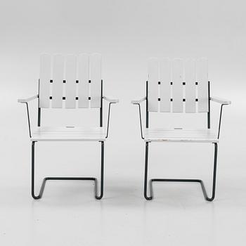 Garden furniture 6 pcs, Grythyttan late 1900s/2000s.