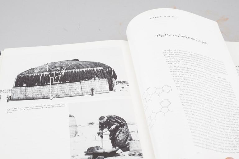 Seven books about oriental rugs, second half of the 20th century.