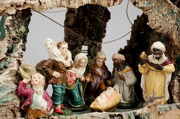 JULKRUBBA med FIGURER, 1900-tal.