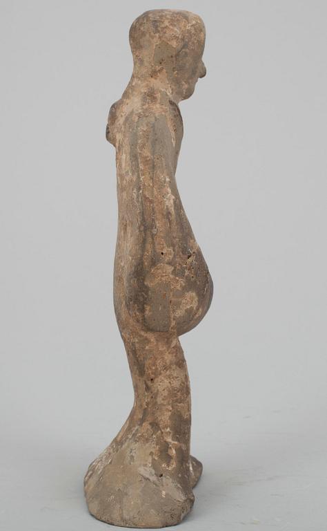 SKULPTUR, lergods, Han-dynastin, Kina (206 f.Kr-220 e.Kr).