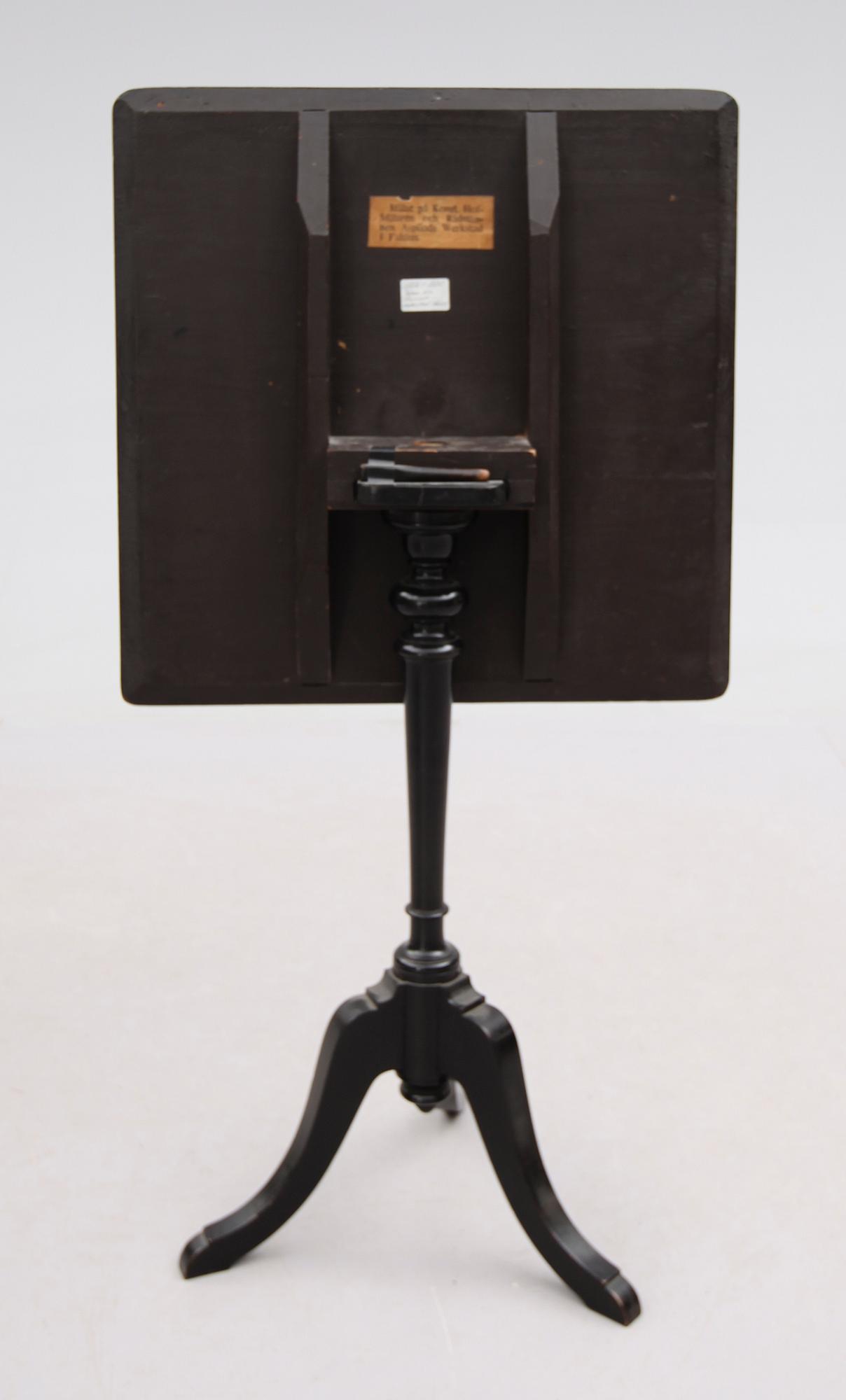 FÄLLBORD, Johan Nils Asplinds hans art (verksam i Falun 1783-1820), 1800-talets början.