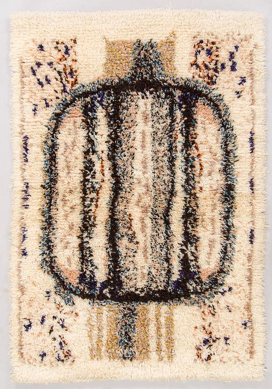 Marjukka Rautavirta, rya, modell för Laura Korpikaivo-Tamminen. Ca 155 x 100 cm.