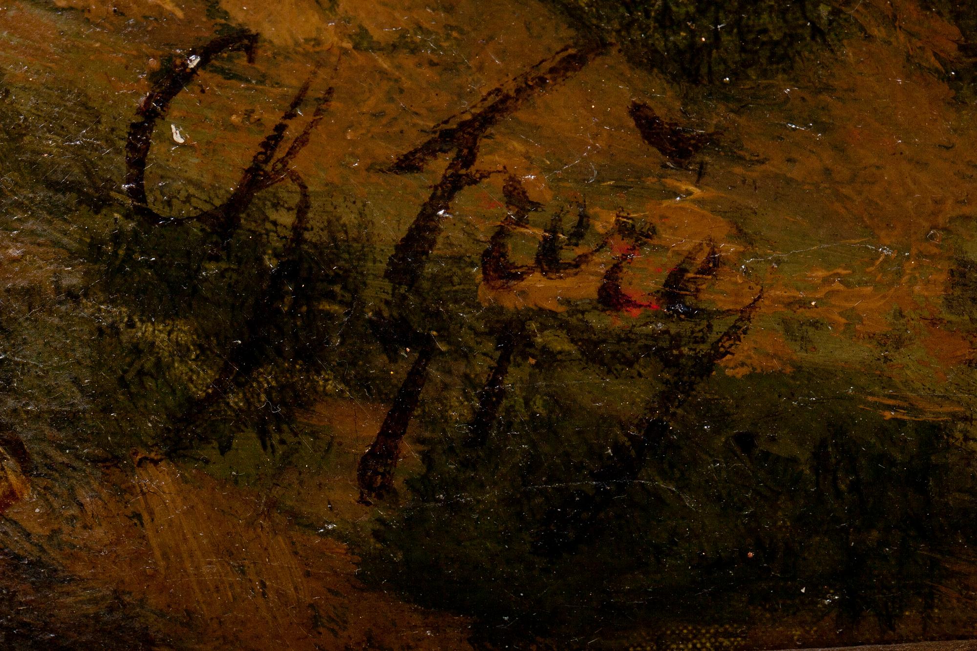 CHARLES ÉDOUARD FRÈRE, olja på duk, signerad och daterad -71.