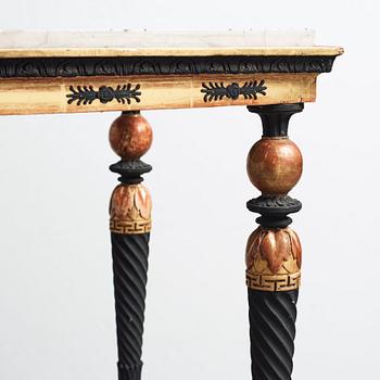 KONSOLBORD, Stockholmsarbete 1800-talets början, Sengustavianskt.