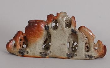 FIGURIN, soapstone. Orientalisk.